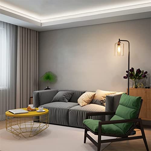 Lámpara de pie LED industrial que ilumina y decora tu salón 6