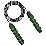 Springseil Gewicht tragendes Fitness Springseil ohne Aufzug mit Kugellagern Fast Jump Rope Foam Grip Springseil Fitness Equipment (Color : D)