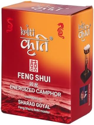 Kriti Creations Feng Shui Energised Camphor (500gms, White)