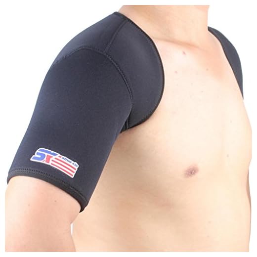 Sports Double Shoulder Brace Support Strap Wrap Belt Band Pad Support- Black