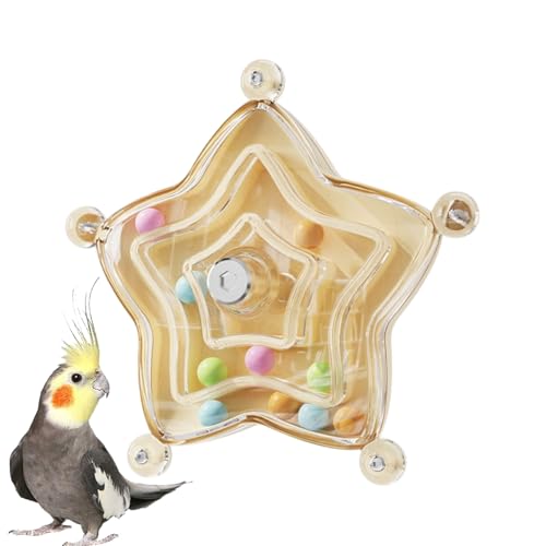 Rotationsspielzeug mit Vogelrad, drehbares Spielzeug für Vögel, Spielzeug für Papageien, sicheres Haustierzubehör für Aras, Hunde, Hunde, Conure Cocka