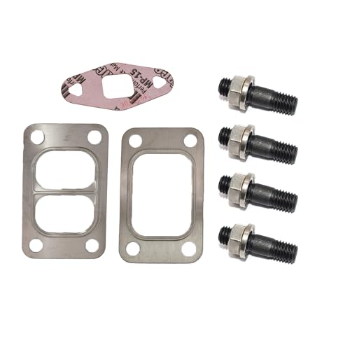 Image of Turbo Mounting Studs Bolts Gasket Set Installation for Dodge Ram 5.9L Cummins 6B 4B3.9L 89-02