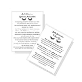 Lash Extension Aftercare Instruction Cards for Clients | Post Card Size 4.25 x 5.5” inches | 30 pack | Minimalist Black and White for Lash Artist Techs Client Business Cards