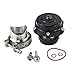 Soosee Universal 50mm V-Band Blow Off Valve Dump Valve BOV with Aluminum Flange(Black)