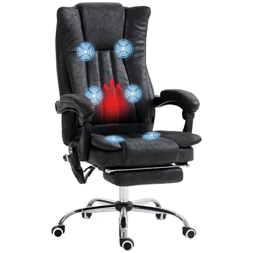 Vinsetto 6 Point Vibration Massage Office Chair, High Back Computer