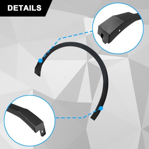 Sekeseauto Front Right Fender Trim Compatible with Volkswagen Tiguan 2018-2023 2.0L l4 Replace# 5NN854732A9B9 VW1291109 Wheel Fender Flares Opening Arch Trim Passenger Side by Sekeseauto - Image 2