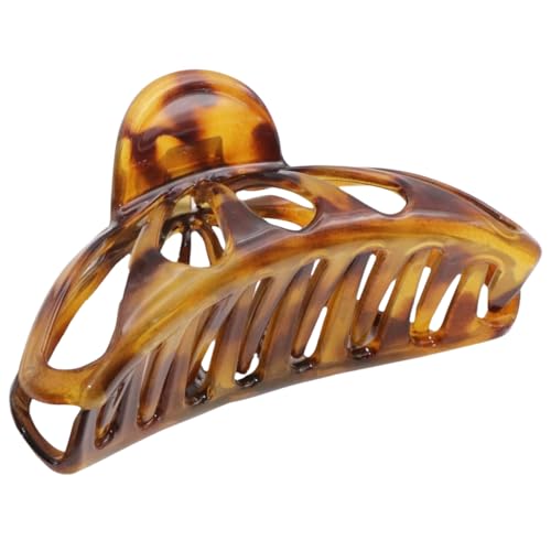 Parcelona French Raindrop 4-Inch Tortoiseshell Claw Clip
