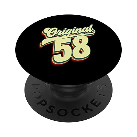 1958 Cumpleaños Original 58 PopSockets PopGrip Intercambiable