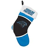 FOCO Carolina Panthers NFL Christmas Stocking – Plush Limited Edition Holiday Stocking – Show Your Team Spirit with Officially Licensed Football Fan Decorations