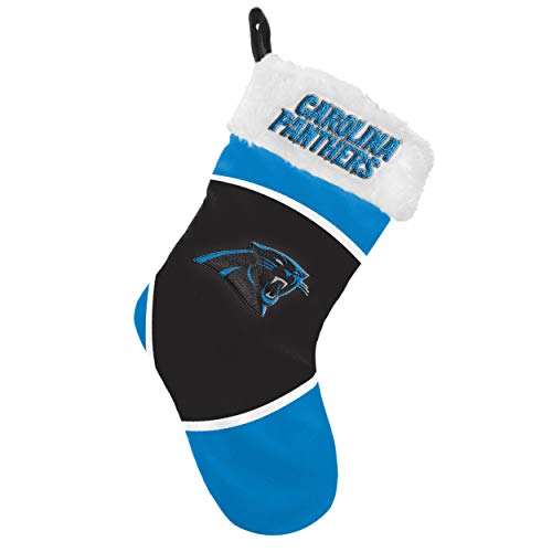 FOCO Carolina Panthers NFL Christmas Stocking – Plush Limited Edition Holiday Stocking – Show Your Team Spirit with Officially Licensed Football Fan Decorations
