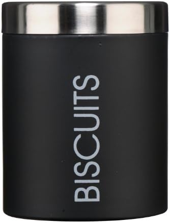Premier Housewares Liberty Biscuit Canister - Black