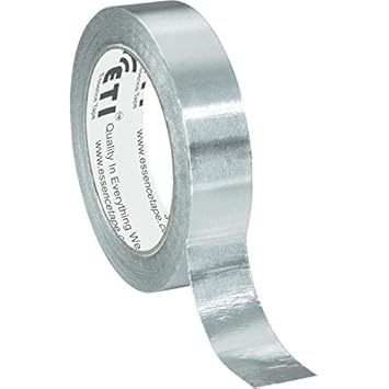 ETI Aluminium FOIL Adhesive Tape 24mm X 20 Mtr Set of 144
