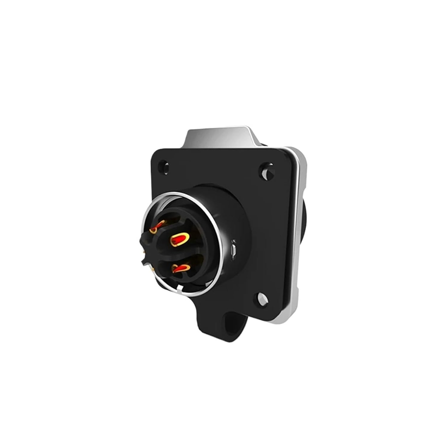 LP16 Soldering Cable Electrical Connector IP68 Waterproof Industrial Connectors for LED Automotive Applications(2 Pin Four-Hole)