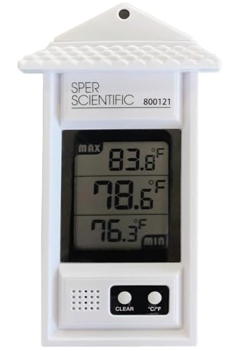 Thermomètre numérique contre les variations thermiques avec enregistreur LCD min/max