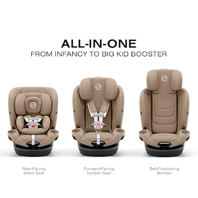 Callisto G 360 Rotating All-in-One Convertible Car Seat - Almond Beige