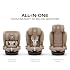 Callisto G 360 Rotating All-in-One Convertible Car Seat - Almond Beige