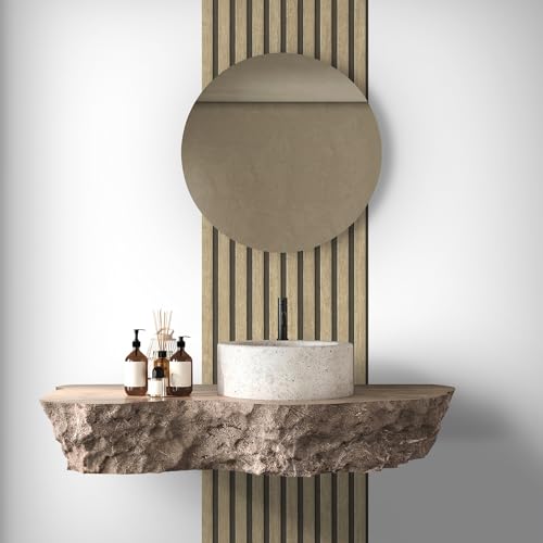 A.S. Création Papel pintado - Paneles de madera en beige, marrón y negro - Papel pintado para diversas habitaciones - Papel de pared en 2,50 m x 0,52 m