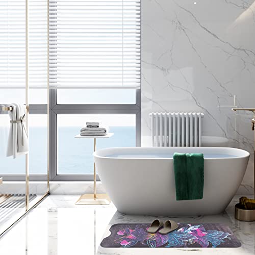 Reetual Modern Bathtub Mat Non Slip For Shower Tub - 40X16 Xl Multi Colored Bath Mats With Unique Decorative Artisan Designs For Adults, Kids, Baby, With 200 Suction Cups For Grip (1 Mat) #TOP6