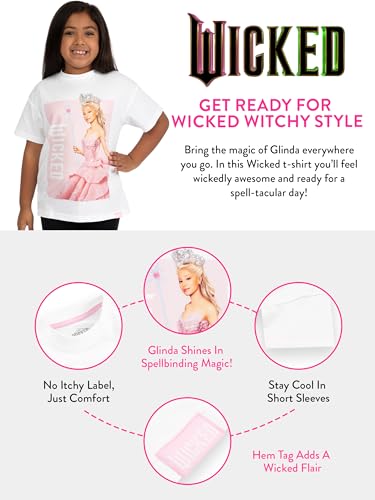 wicked Shirt | Short Sleeve Shirts for Girls | Glinda Girls Shirt | Cotton Shirts4