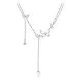 Fashion necklace, exquisite butterfly clavicle chain, temperament fringe butterfly necklace, butterfly pendant