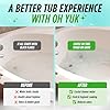 Oh Yuk Jetted Bathtub Cleaner for Jet Tubs, Whirlpools, The Most Effective Jetted Tub Cleaner, Septic Safe | Two 16 Ounce Bottles!