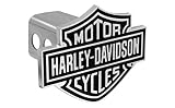 HARLEY-DAVIDSON Bar & Shield Trailer Hitch Cover 2'' Stainless Steel HDHC14