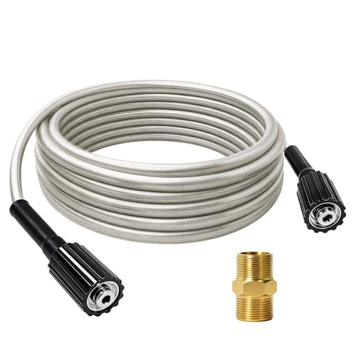 30FT Pressure Washer Hose Compatible with Greenworks Model 5200402