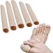 Sumifun Open Toe Tubes Fabric Gel Lined Sleeve Protectors for Corns, Blisters, Hammertoes (Toe Tubes)