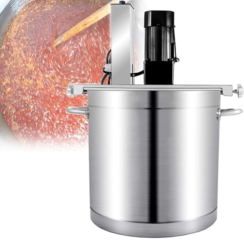Automatic Food Mixer Pot,Sauce Stirrer Frying Machine,One-Button Start,Adjustable Stirring Speed,Adjustable Mixing Scraper,For Restaurant Food Factory Home Cooking,25l,20L