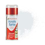 Humbrol Modellers Spray Paint - AD6191 No 191 Chrome Silver 150ml - Model Paints for Plastic Kits, Fast-Drying Modelling Paint for Crafting Surfaces Including Plastic, Fabric, Wood & Metal Models