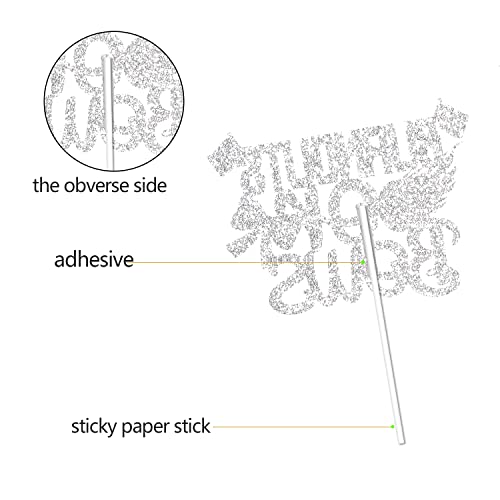 Burnots Or Bows Birthday Cake Topper - It's A Boy Or Girl Burnots Bow Pink Blue Glitter Cake Topper Décor - Gender Reveal Baby Shower - Kids Birthday Party Decoration #TOP4