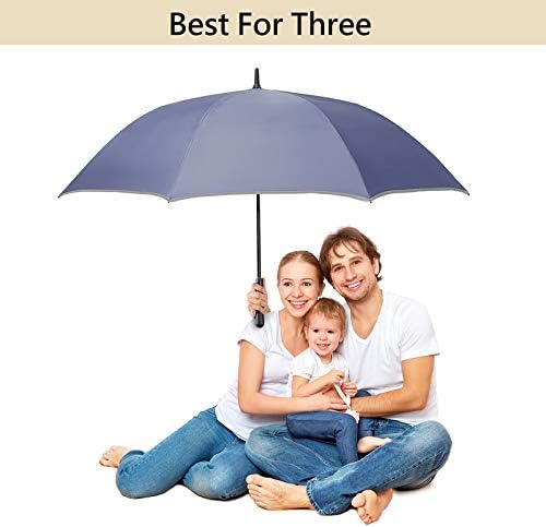 HOSA 54/68 Inch Automatic Open Golf Umbrella, Durable Extra Large Stick Umbrella, Windproof Water Resistant, Single Canopy, UV Protection, Multiple Colors for Men Women