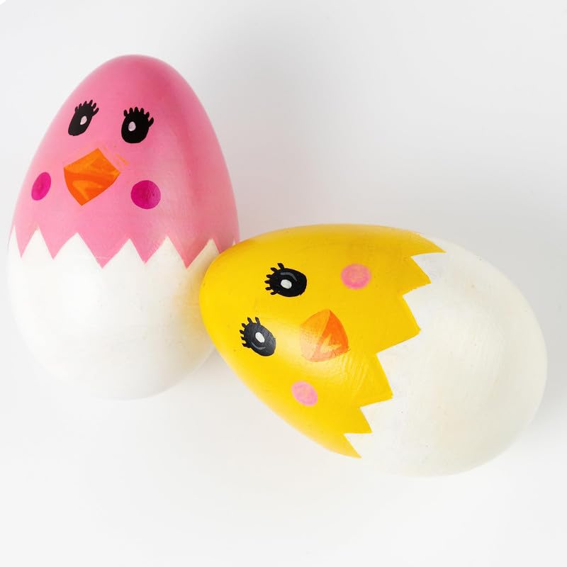 Baby Yank Wooden Handpainted Egg Rattle Shaker Toys to Discover Sound & Enhance Senses for New Born Baby and Toddlers (Chiku and Kukku) - Pack of 2 (B0C81Y8Q4T) Amazon Price History, Amazon Price Tracker