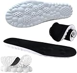 LinZong Revolutionary Orthopedic Insole,Breathable Shock Absorption Cloud Insole Unisex,4D Memory Foam Shoe Inserts,Ultra Soft Comfort Insoles Sweat Absorbing