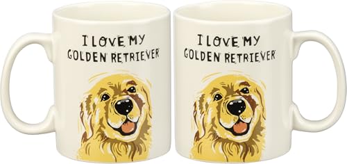 Primitives by Kathy "I Love My Golden Retriever Coffee Mug