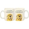 Primitives by kathy i love my golden retriever double sided mug  urban country home decor