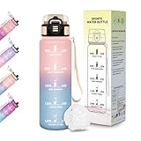 Motswedi Botella Agua Niños, 500ml sin BPA, Botella de Agua, Antifugas con...