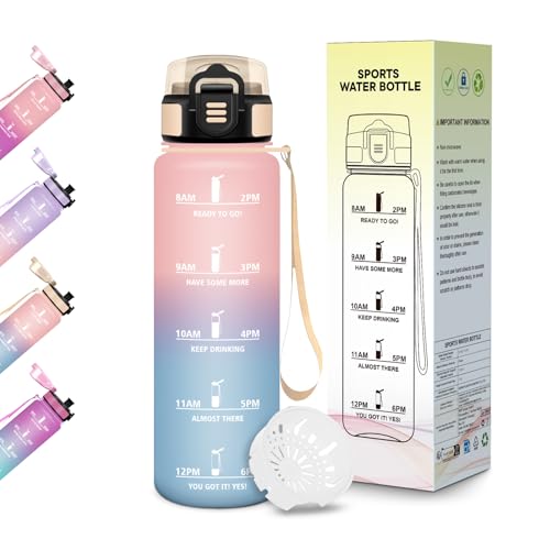 Motswedi Borraccia Bambini, 500ml Senza BPA, Design della serratura a