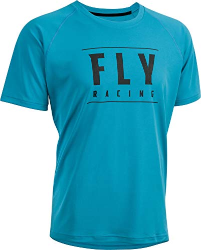 Fly Racing Action Riding Jersey Blue/Black-M | MX Lightweight & Durable Gear
