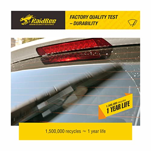 Raidbee WB01020 Rear Wiper Blade, 14 Inch Rear Windshield Wiper Blades For Original Equipment Replacement thumb #3