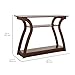 Best Choice Products 47in 3-Shelf Modern Decorative Console Accent Table Furniture for Entryway, Living Room, Brown