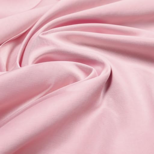 Pink Cotton Jersey Fabric – 150cm (59") Wide, 1 Metre Length - Stretch Knit Material – Soft, Breathable & Versatile – Ideal for Clothing, Crafts & DIY Projects — image 1