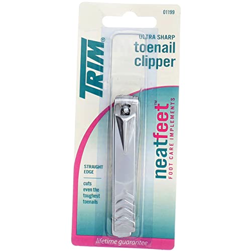 Ultra Sharp straight Edge Toenail Clipper. 1 Pc.