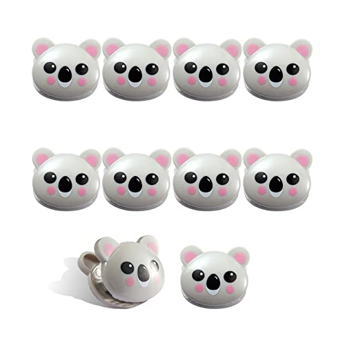 COOK WITH COLOR Cute Bag Clips - 10 Pc. Set of Funny Chip Clips and Snack Clips - Kitchen and Food Bag Clips for Airtight Seal for Food Storage (Koala)