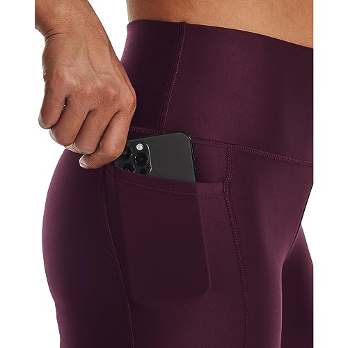 Image of Under Armour Womens HeatGear Armour High Waisted Pocketed No-Slip Leggings