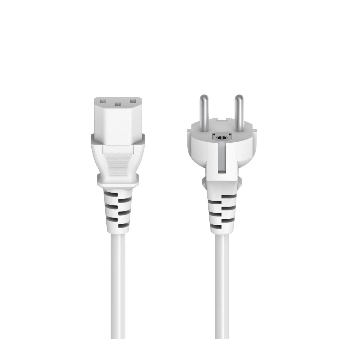 Cordon d'alimentation blanc Hama 5m de qualité supérieure avec terre