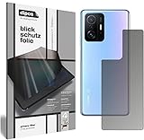 dipos I Protezione Vista Compatibile con Xiaomi Mi 11T Posteriore Pellicola Prottetiva Privacy 4 Modi