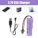 AODTOSIP 2 Pack 3.7V 800mah Li-ion Battery SM 2P Plug with USB Chargers, SM-2P Plug RC Rechargeable Battery for Double Sided RC Stunt Car Small RC Boat Tumbling Amphibious RC Car RC Truck Toy Cars