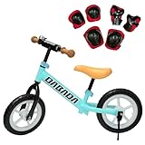 DABADA（ダバダ） ランバイク ペダルなし自転車 子供用 スタンド付き バランス 2歳～5歳 (スカイブルー)