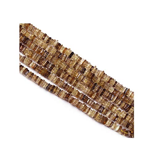 Perles de pierres précieuses en vrac quartz citron pour réussir vos colliers DIY sans défaut